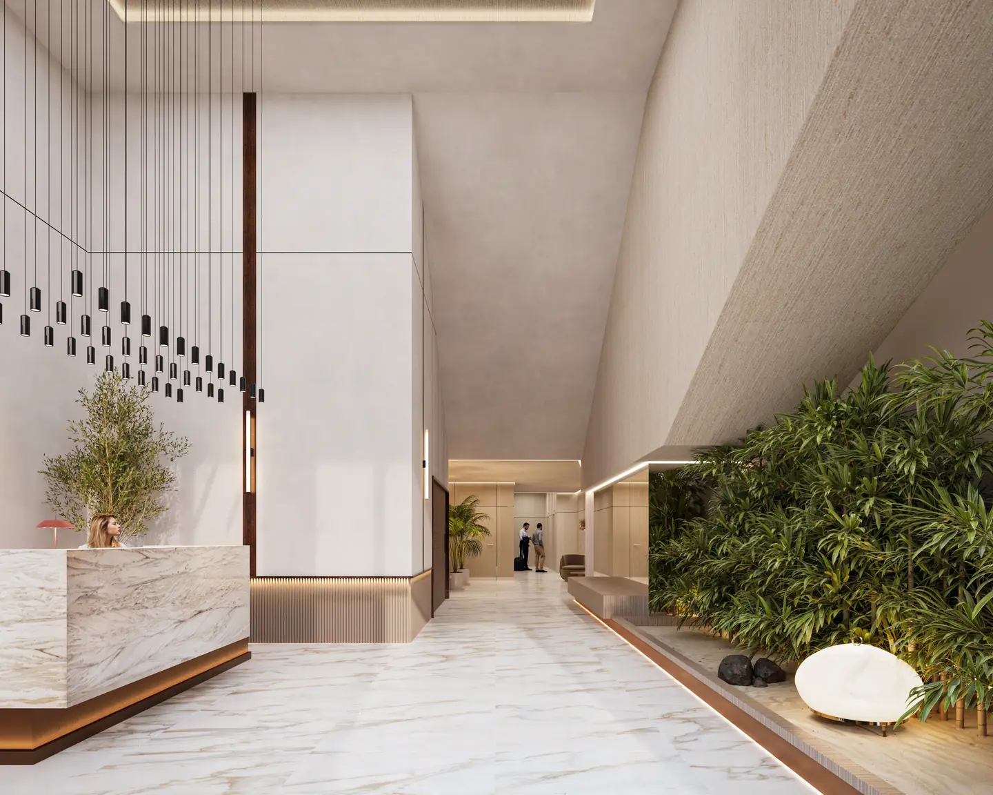 LEV lobby entrance